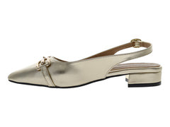Tacones Luna Rosa Oro Inglés para Mujer