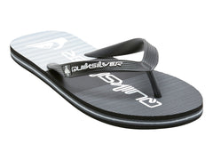 Sandalias Quiksilver Molokai Stripe Negro y Gris para Hombre