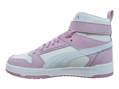 Tenis PUMA RBD Game Color Malva y Blanco para Mujer