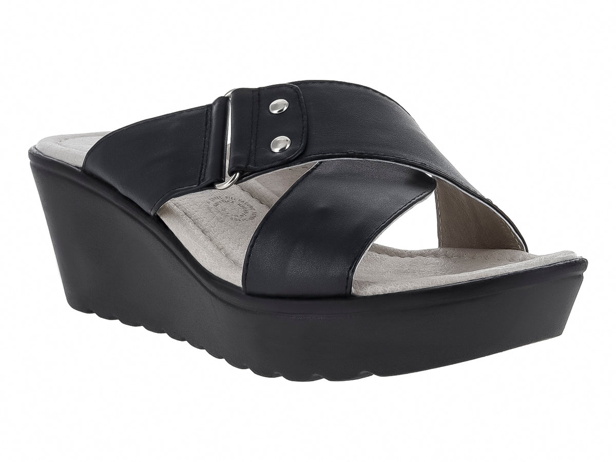 Sandalias Clinton Negro para Mujer