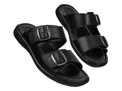 Sandalias Brantano de Vaqueta Negro Riviera para Hombre