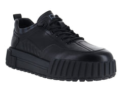 Tenis Buenissimo Negros de Piel para Hombre