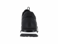 Tenis Buenissimo de Cuero Negro para Hombre