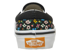 Tenis Vans Classic Slip On Negro Multicolor para Niña