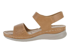 Sandalias Comfort Fit Color Tan para Mujer