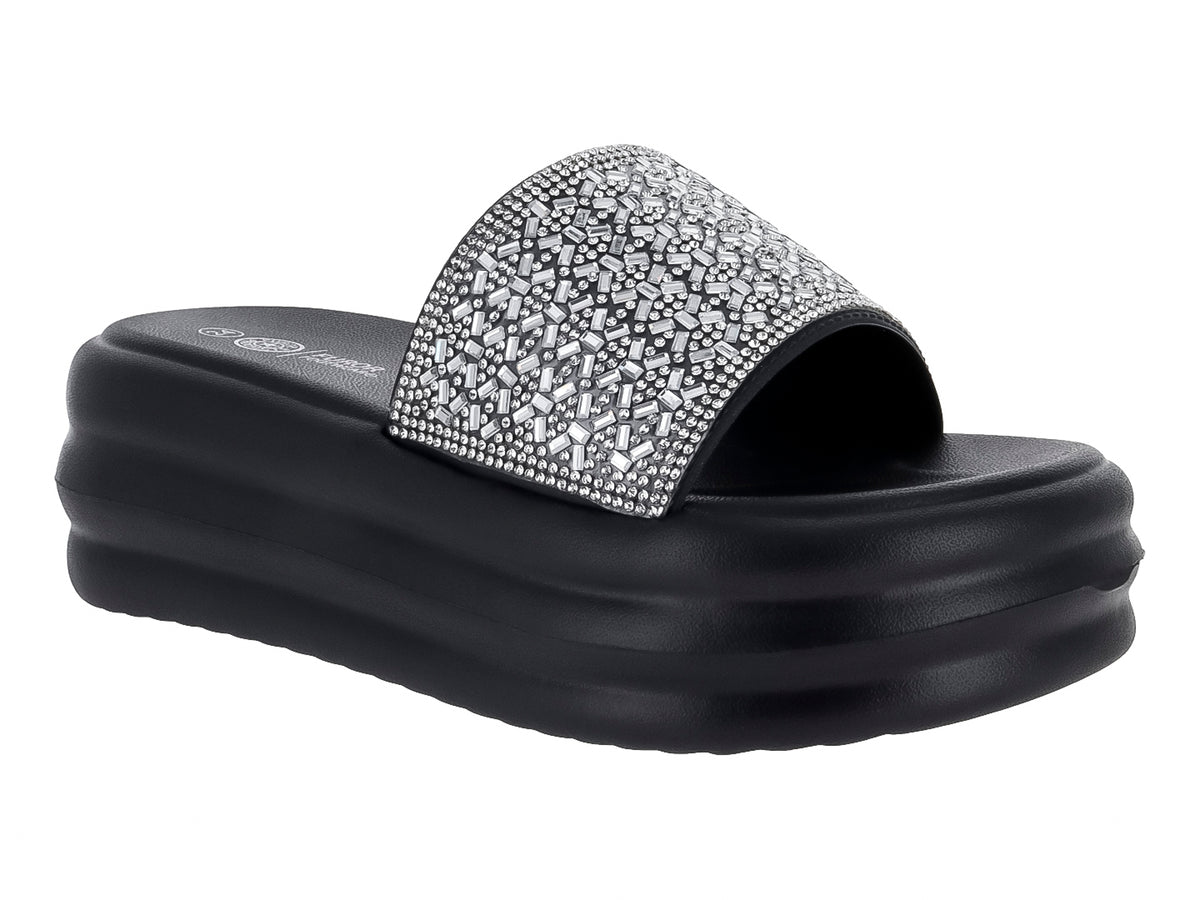 Sandalias Furor Plataforma Negro para Mujer