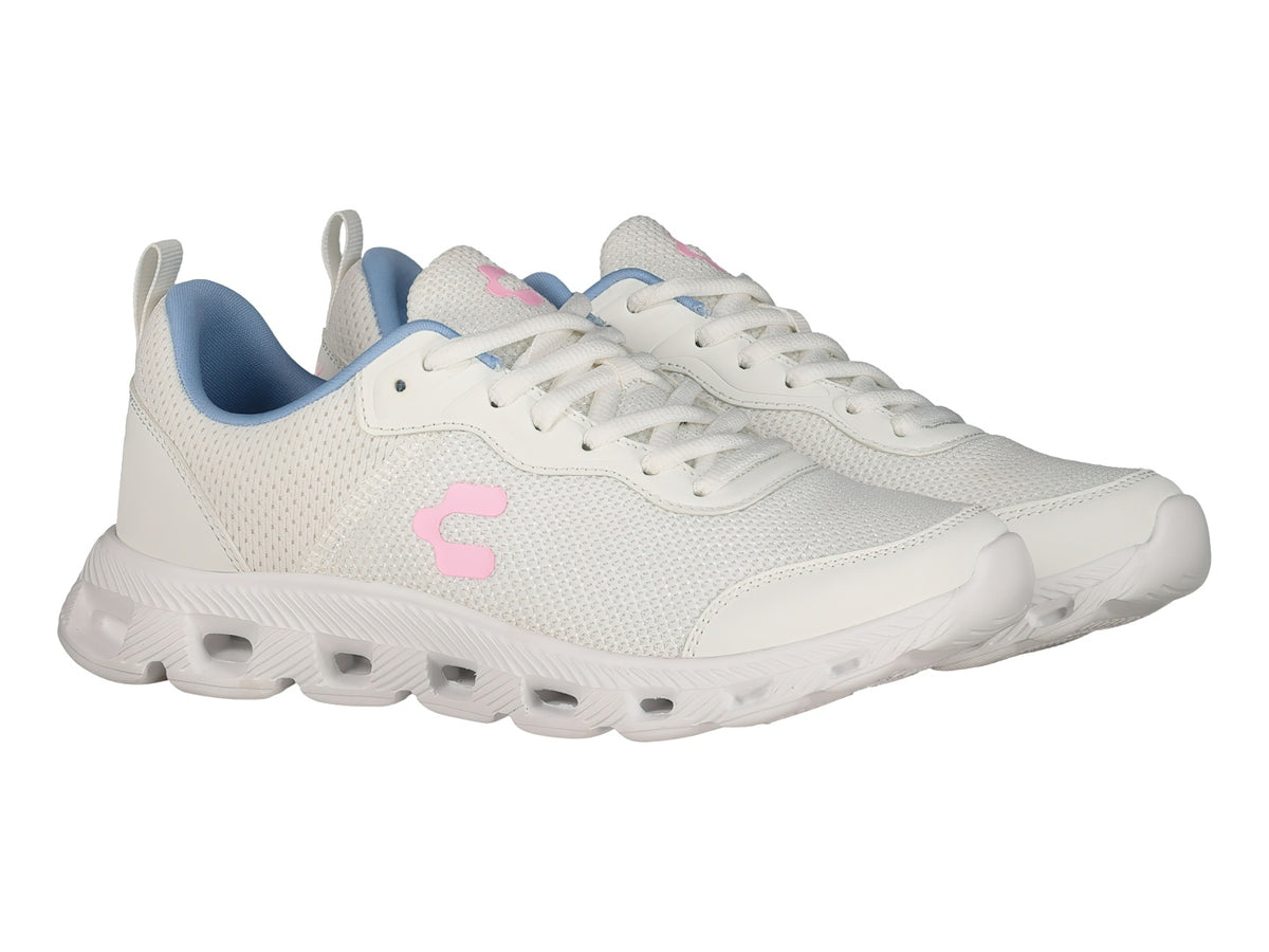 Tenis Charly Blanco Azul Rosa para Mujer