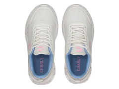 Tenis Charly Blanco Azul Rosa para Mujer