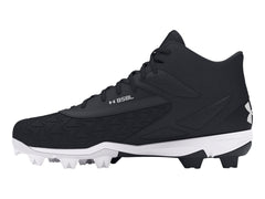 Tenis Under Armour Leadoff Mid 3.0 Negro y Blanco para Hombre