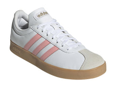 Tenis Adidas VL Court 2.0 Rosa y Blanco para Mujer