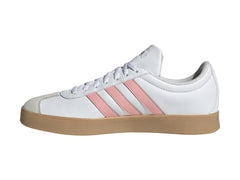 Tenis Adidas VL Court 2.0 Rosa y Blanco para Mujer
