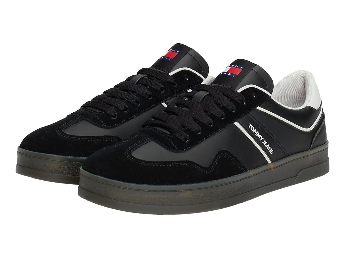 Tenis Tommy Hilfiger The Greenwich Retro Negro para Hombre