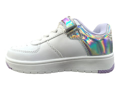 Tenis K-SWISS Blanco Iridiscente para Niña