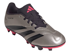 Tenis Adidas Predator Club FXG Plata para Niño