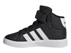 Tenis Adidas Grand Court Mid Negros para Niño