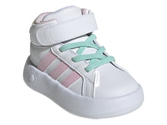 Tenis Adidas Grand Court Mid Blancos para Niña