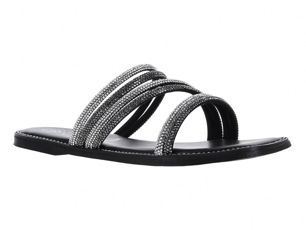 Sandalias Luna Rosa Negro para Mujer