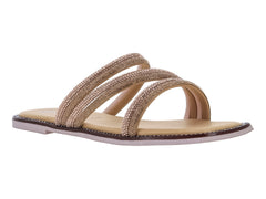 Sandalias Luna Rosa Color Maquillaje para Mujer