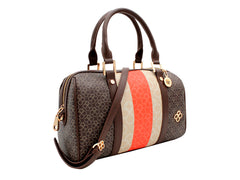 Bolso Mini Cilíndrico Jaime Ibiza Chocolate para Mujer