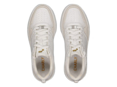 Tenis Charly Blanco y Oro para Mujer