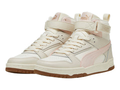 PUMA Tenis RBD Game Blanco y Rosa para Mujer