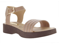 Sandalias Miroslava Color Maquillaje para Niña