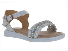 Sandalias Miroslava Plata para Niña