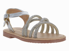 Sandalias Miroslava Plata para Niña