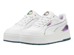 Tenis PUMA Karmen II Idol Bouncy Sky Blanco y Verde para Niña