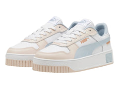 Tenis PUMA Carina Street Blanco y Rosa para Niña