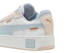 Tenis PUMA Carina Street Blanco y Rosa para Niña