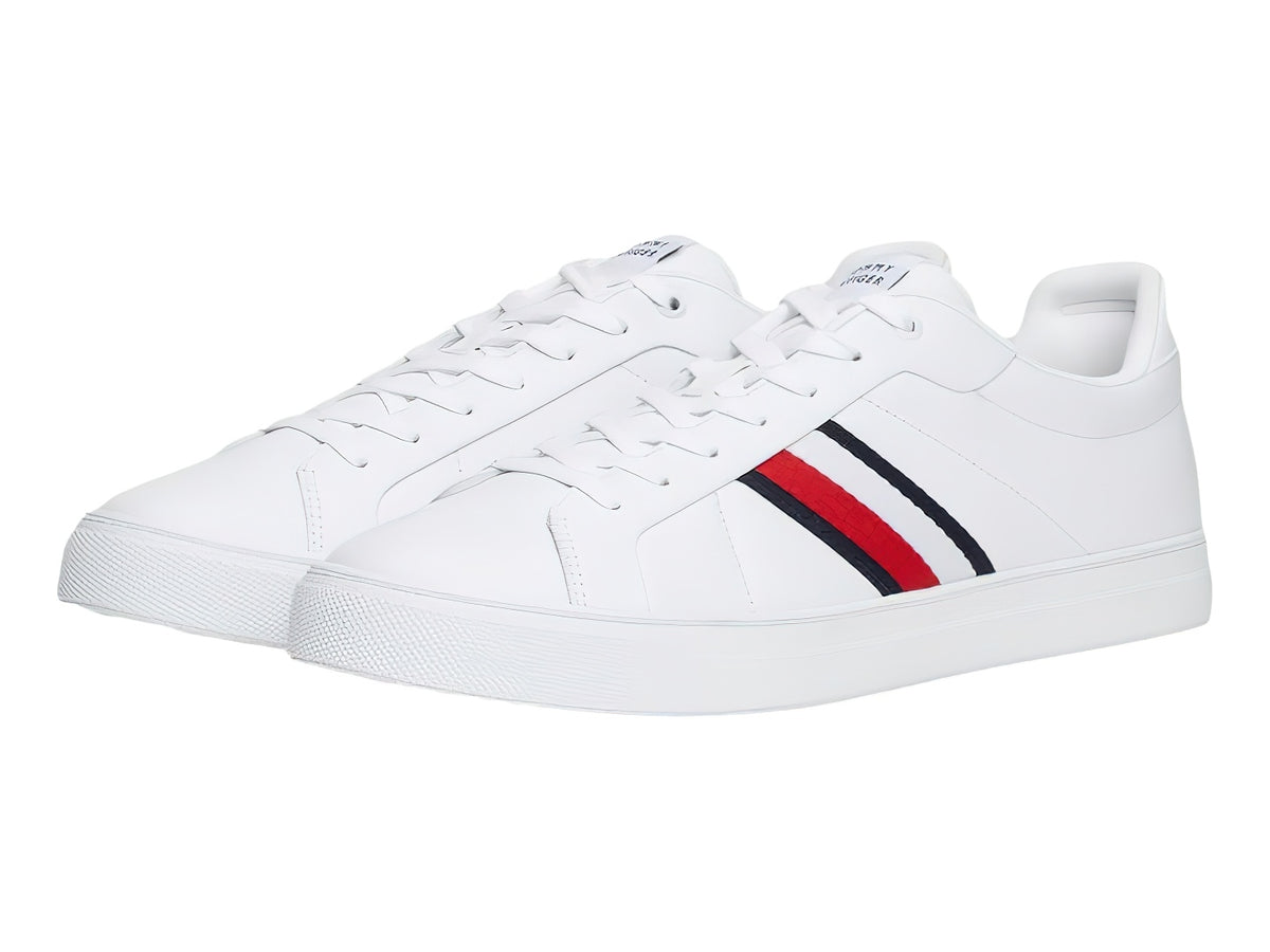 Tenis Tommy Hilfiger Icon Court Leather Blancos para Hombre