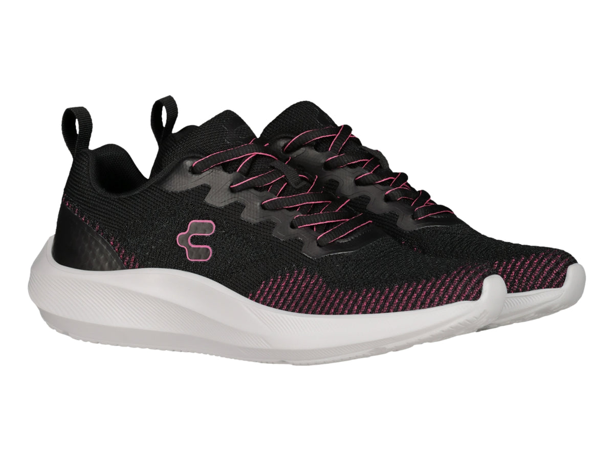 Tenis Charly Negro con Fucsia para Mujer