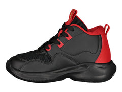 Tenis de Baloncesto Charly Negro y Rojo para Niño