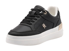 Tenis Tommy Hilfiger Court Negro para Mujer