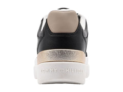 Tenis Tommy Hilfiger Court Negro para Mujer