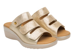 Sandalias Flexi Oro para Mujer