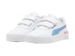 Tenis PUMA Carina 2.0 Bouncy Sky Blanco y Lavanda para Niña