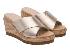 Sandalias Flexi Color Oro para Mujer