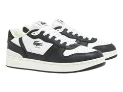Tenis Lacoste T-Clip Set Blanco y Negro para Hombre