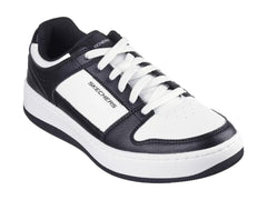 Tenis Skechers Sport Court 92 Blanco y Negro para Hombre