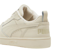 Tenis PUMA Rebound V6 Low Nubuck Blanco Hueso para Hombre