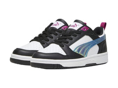 Tenis PUMA Rebound V6 Mid Multicolor para Niña