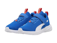 Tenis PUMA Rickie Runner Azul y Blanco para Niño