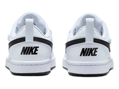 Tenis Nike Court Borough Low Recraft Blanco y Negro para Niño