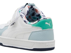 Tenis PUMA Caven 2.0 Playmobil Blanco y Azul para Niño