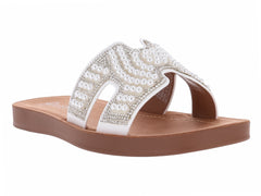 Sandalias Roze Blancas para Mujer