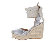 Sandalias Steve Madden Dafina Plateadas para Mujer