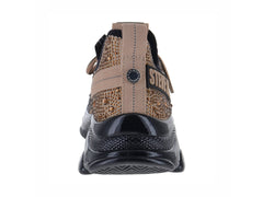 Tenis Steve Madden Mistic Negro y Dorado para Mujer
