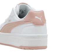 Tenis PUMA Court Lally Skye Blanco y Rosa para Mujer